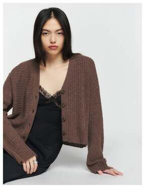 new Reformation Trieste Regenerative Wool Cardigan Sweater Size Small